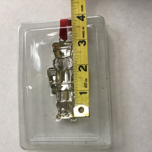 Regent Square Silver Plated Nutcracker Ornament - Picture 2 of 5